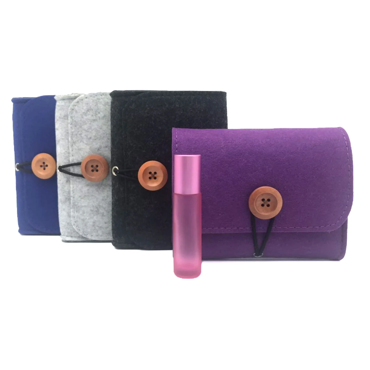 

High quality customize wholesale essential oil carrying bag cosmetic bag for 10ml essential oil bottles, Customize colors