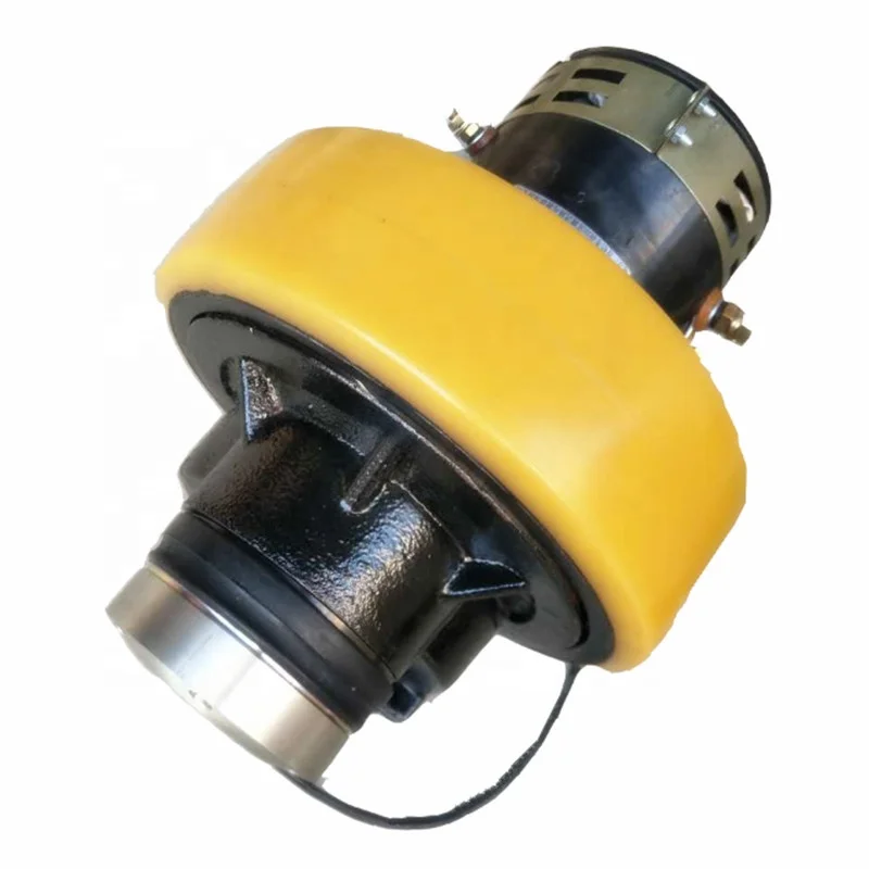 Dc Permanent Motor Drive Wheel Assembly With Steering 24v 0.75kw