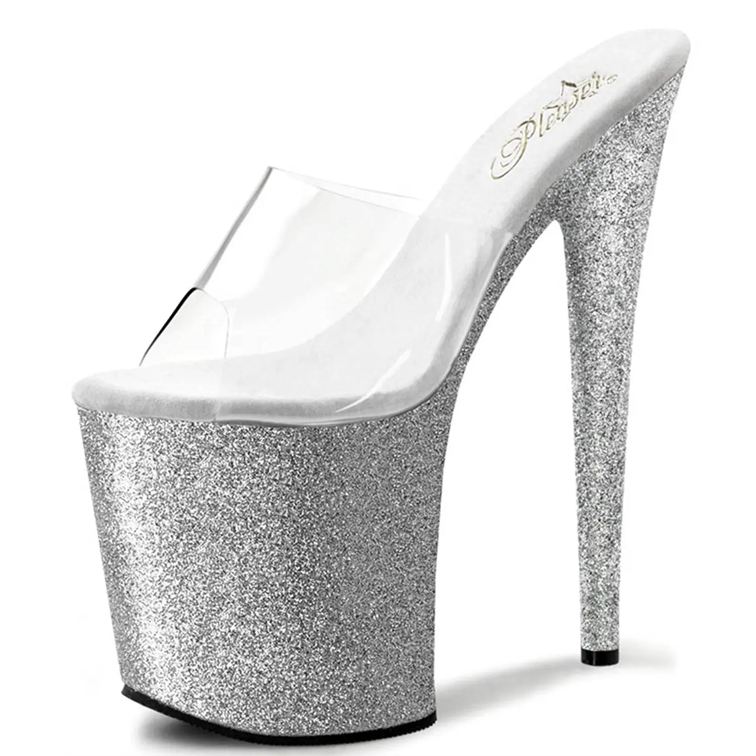 silver little heels