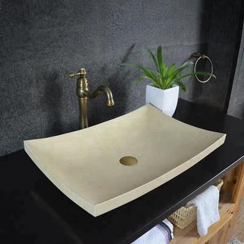 Natural Granite Sink Marble Counter Top Wash Basin For Washroom - Buy ...