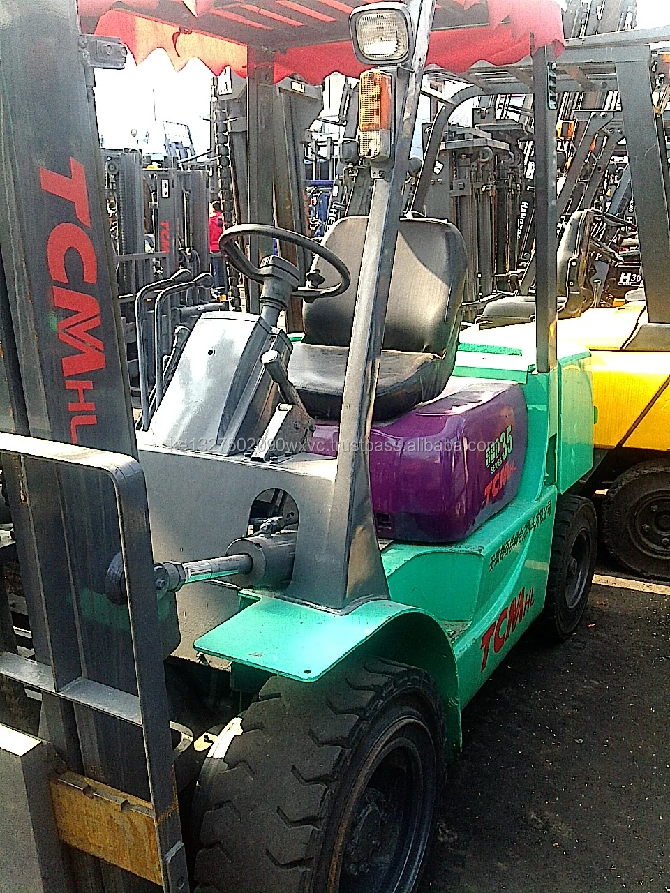 Good Quality Used Japan Forklift 3.5 Ton Tcm Forklift Fd35 For Sale