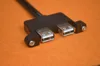 USB 2.0 A Male plug to 2 dual USB A Female jack Y splitter Hub adapter Cable