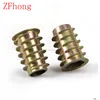 M4 M5 M6 M8 M10 zinc alloy colorful furniture wood insert nut,threaded insert for wood