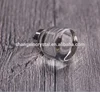 Lead crystal CLEAR cabinet knob