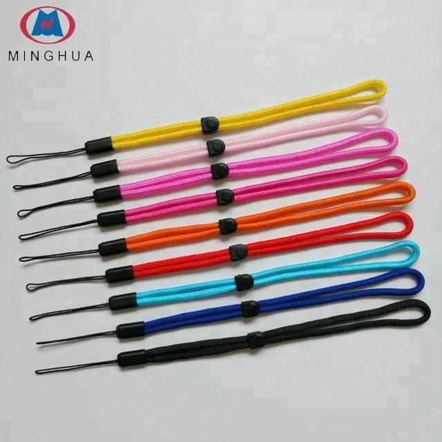 
China factory custom cell phone wrist strap with glide buckle 