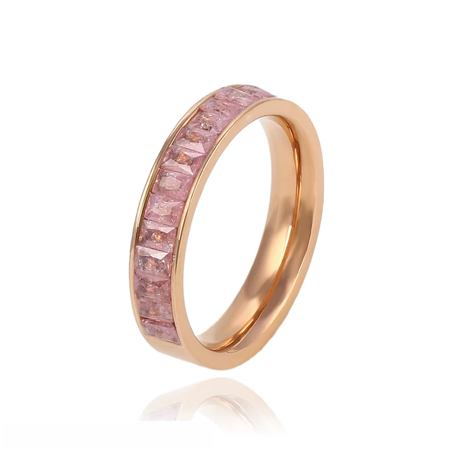 

15115 Xuping simple women jewelry gold ring, wholesale fashion latest rose gold finger ring designs, custom ring, Rose gold colour