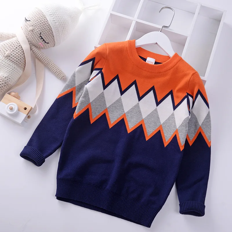 

Children's long-sleeved sweater 2018 autumn winter new boy sweater, Picture