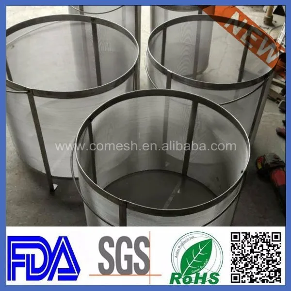 Stainless Steel Perforated Mesh Bucketsfilter Basket Buy 100 Micron Filter Basketstainless 