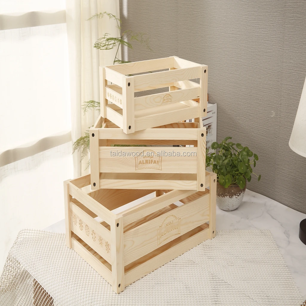 wooden craft caddy