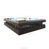 Guangzhou silver models insulated aluminum motorized sliding opaque triplex glass rubber strip led windows