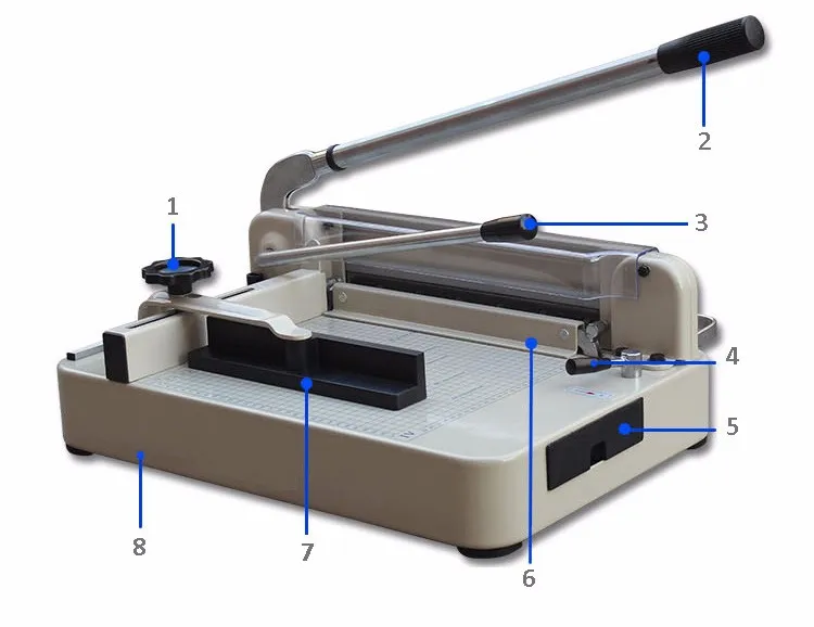 15 Trimmer Blade Replacement Heavy Duty Steel for Professional Industrial  Guillotine Stack A4 Desktop Paper Cutter 400 Sheets All 15 inch Machine 