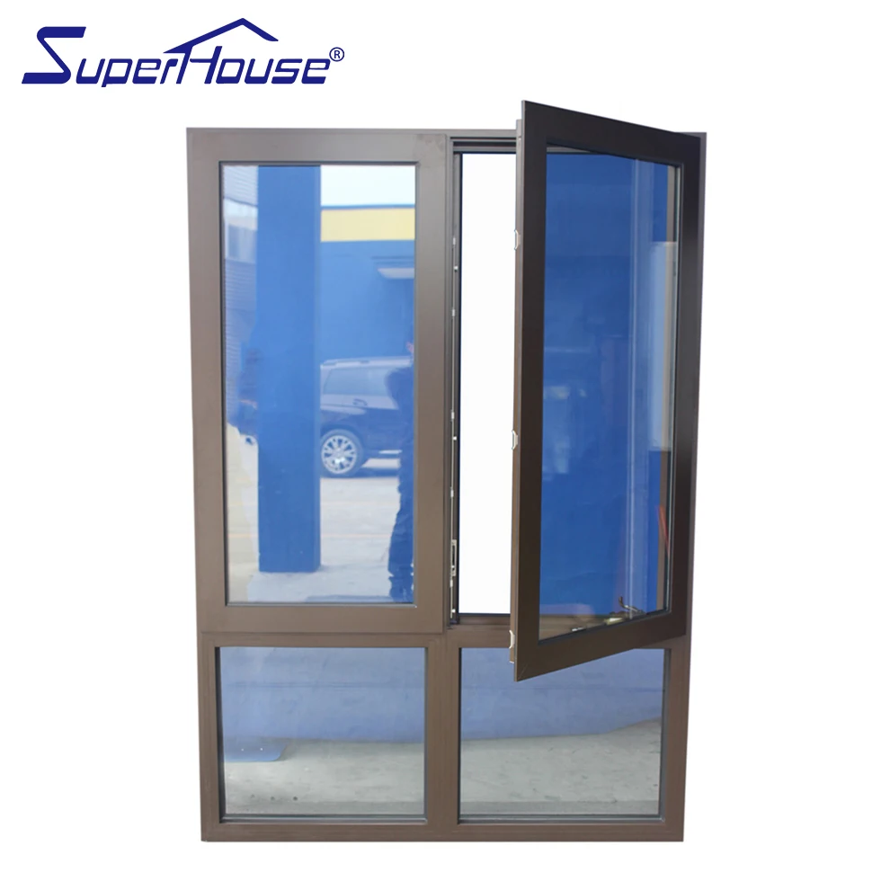 USA Standard french style aluminium casement window material price