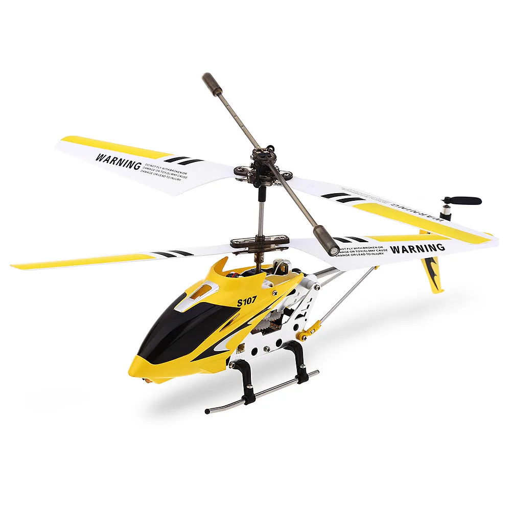 

2022 NEW Original Hoshi Syma S107G RC Helicopter Remote Control 3CH RC Mini Helicopter Drones RTF Metal Alloy Fuselage Fun Toys, Bule/yellow/red