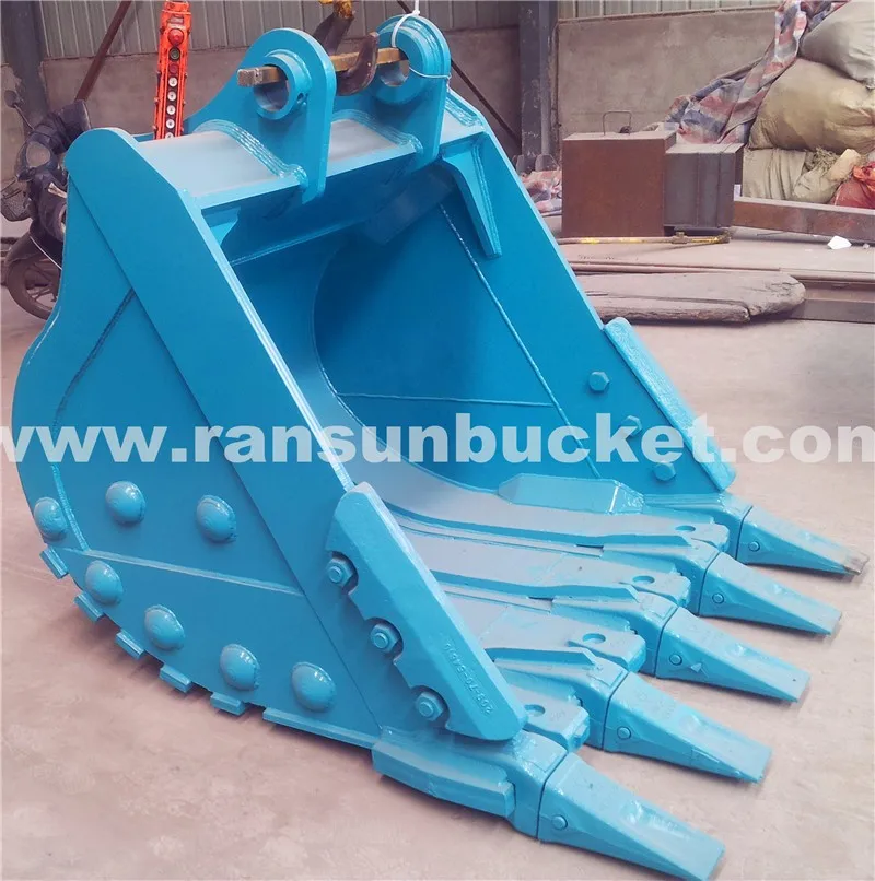 Excavator Bucket 1 Cbm Rock Bucket With Hook Heavy Duty Bucket For