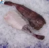 Frozen fish skin on/off machine monkfish fillet