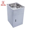 Top sale stainless steel single bowl laundry room sink cabinet