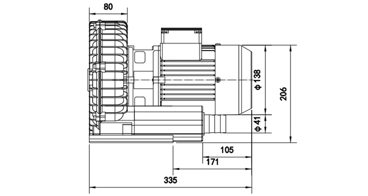 Ring Blower, YASHIBA, 0.55kw380v - detail 30