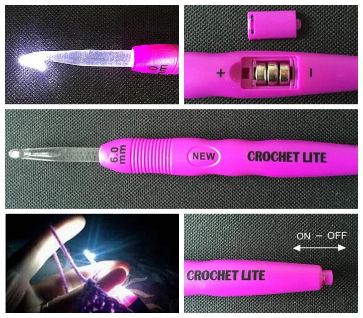 Crochet Lite Light Up Crochet Hook Crochet Hooks Full Set With Latest