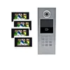 Video Intercom For Apartment With Outdoor Station PIR Function and Night Version, Support CAT5 Network cable connection