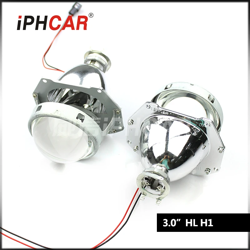 
Iphcar metal 3 inch Bi-xenon Projector Lens universal for Retrofit Car Headlamp Use H1 HID Xenon Lamp 