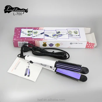 Hair Straightener With Curling Brush Buy Hair Straightener With