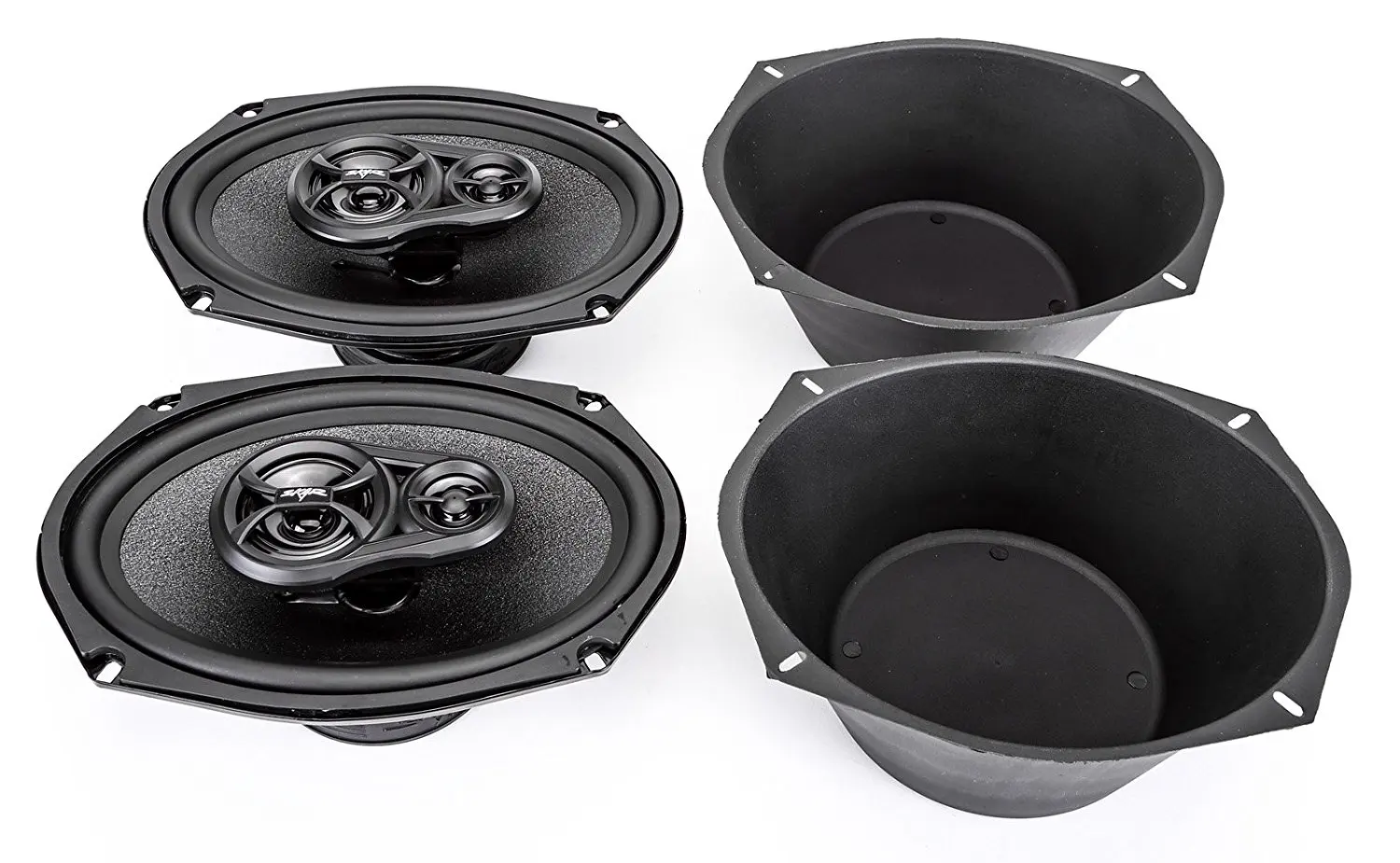 Skar Audio RPX69 6" x 9" 300W 3 Way Coaxial Speakers (1 Pair) wit...