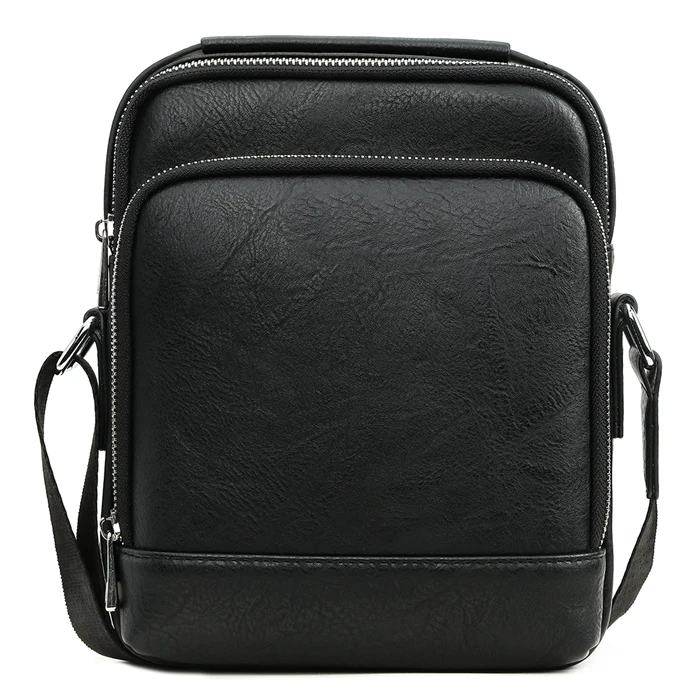 

VICUNA POLO Accept Custom Logo Promotion Pu Leather High Quality Fashion Shoulder Messenger Bag For Man