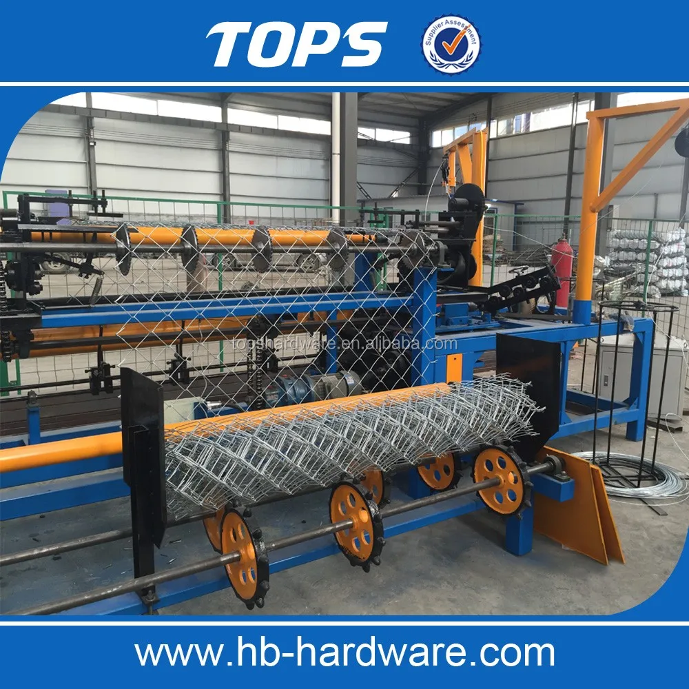 Diamond Wire Mesh Net Making Machinary/chain Link Fence Making Machine