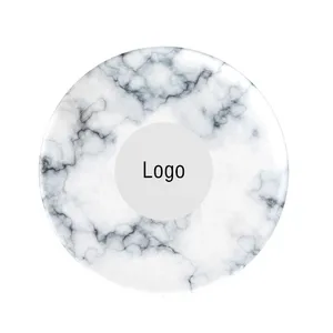 Marble Pattern Slim Fast Qi Wireless Charging Pad