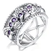 S 925 Sterling Silver Ghost Skull Skeleton Hand CZ Ring Women Punk Style Motor Biker Men Ring New Skull Lover's Jewelry