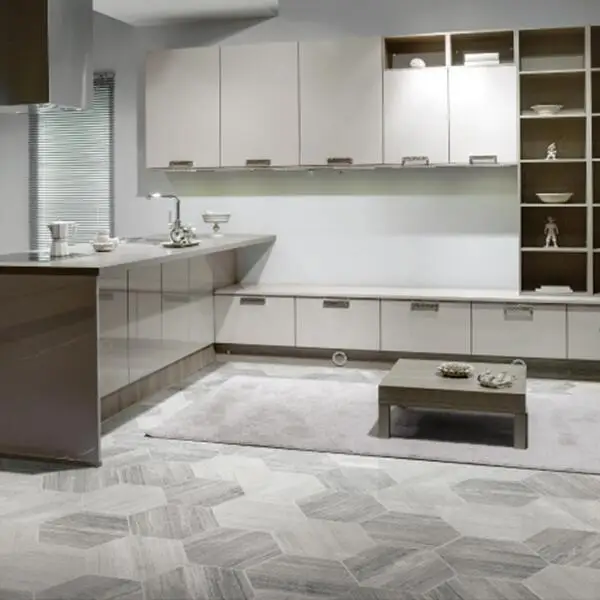 2016 Foshan porcelanato hexagonal increíbles combinado-Azulejos