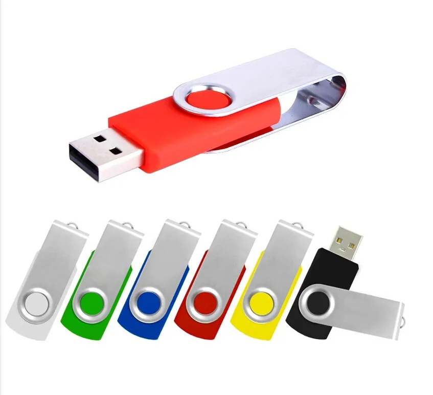 

USB Flash Drive Swivel Twister USB Stick Logo Printed, Multiple