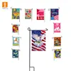 Custom seasonal garden flag set wholesale ,garden flag with diy ,garden flag