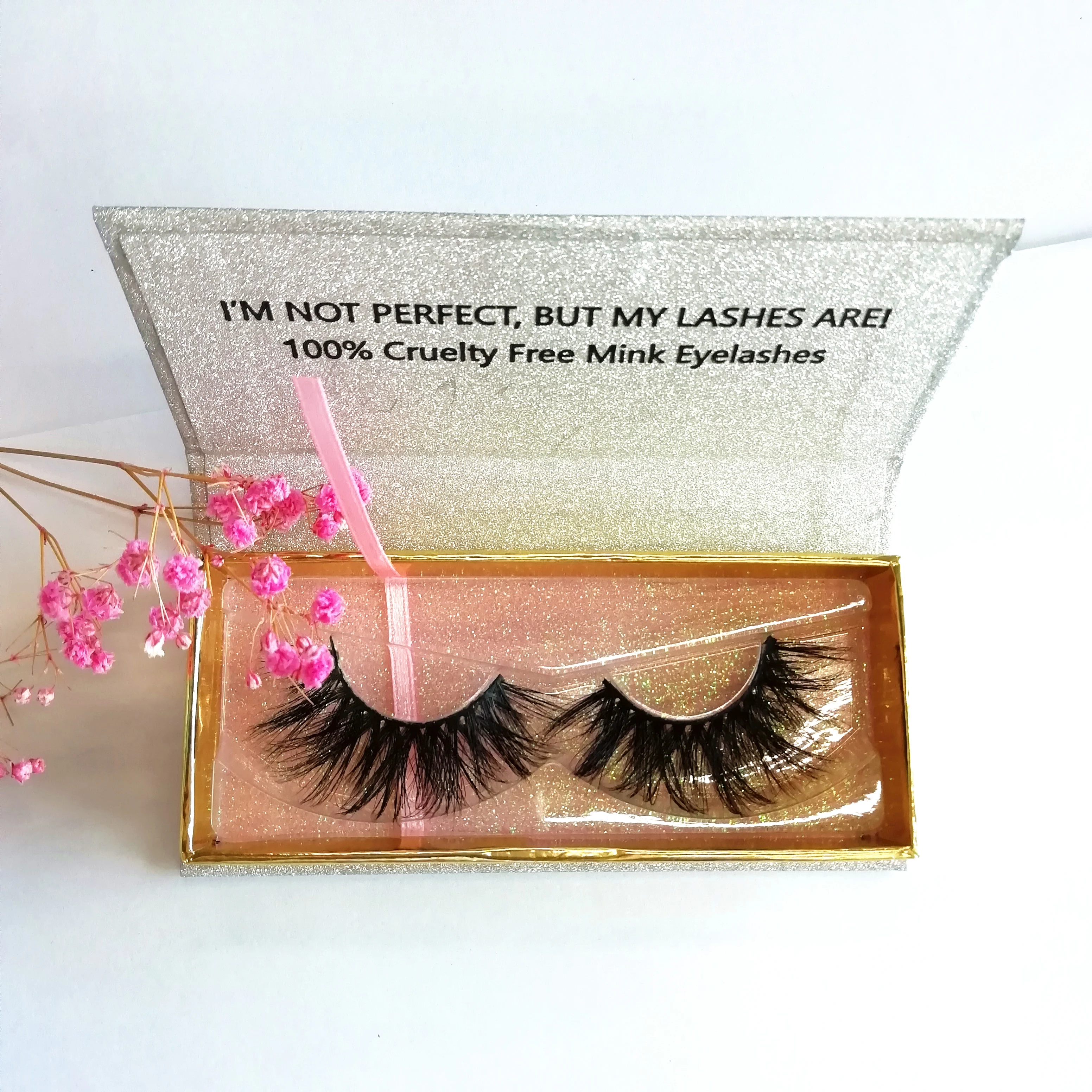

Wholesale lashes 3d mink with eyelashes custom package
