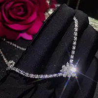 

Wholesale Luxury Precious Natural Real 2.9ct Diamond Necklace 18k Gold Jewelry For Women Wedding
