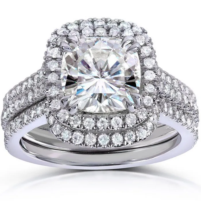 

Ebay SJ Wholesaler SJ099 Fashion Women S925 Sterling Silver Platinum Plated Halo Man-Made Diamond Ring for Wedding 9.9g 3 Sizes, White ring