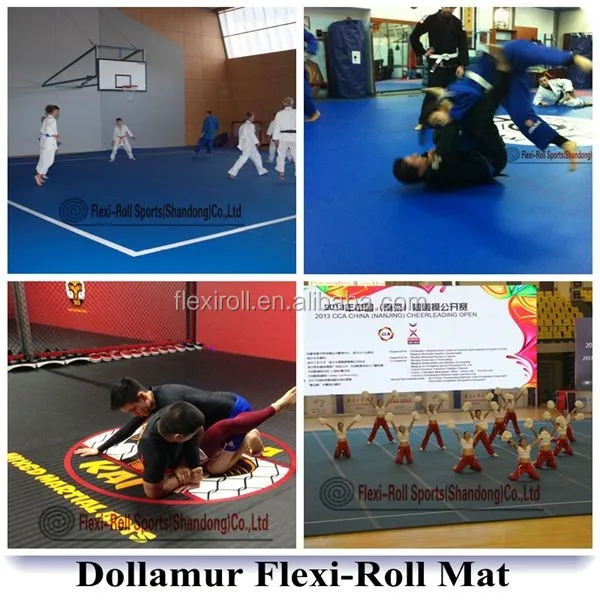 Dollamur Rolling Mma Sports Mat / Tatami Judo Mat / Flexiroll Jiujitsu
