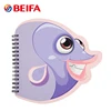 Beifa Brand NB0011 Mini Funny Fish Shaped Spiral Notebook For Students Use