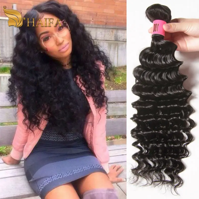 Grade 8A deep wave Indian remy hair 4 bundles deep wave indian hair weave 8 to