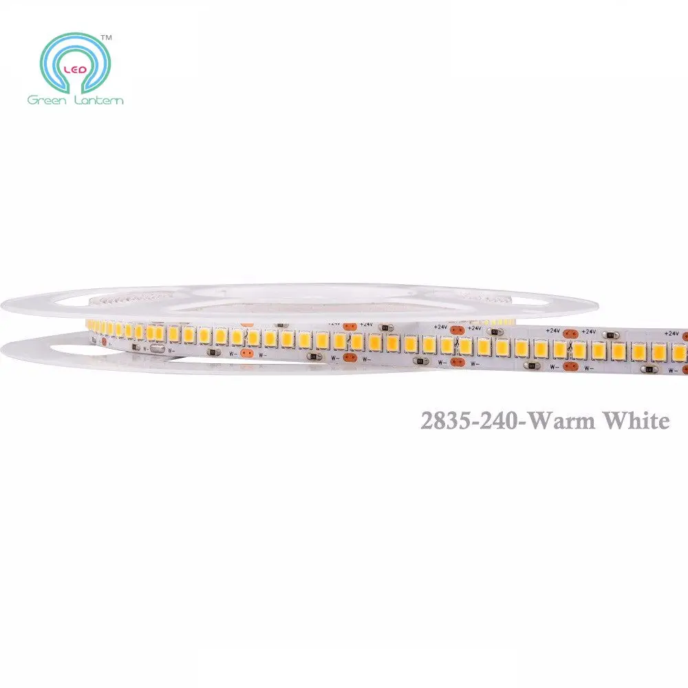 CE Rohs Listed DC 12V 24V Warm White High Lumen SMD 2835 Led Strip Light