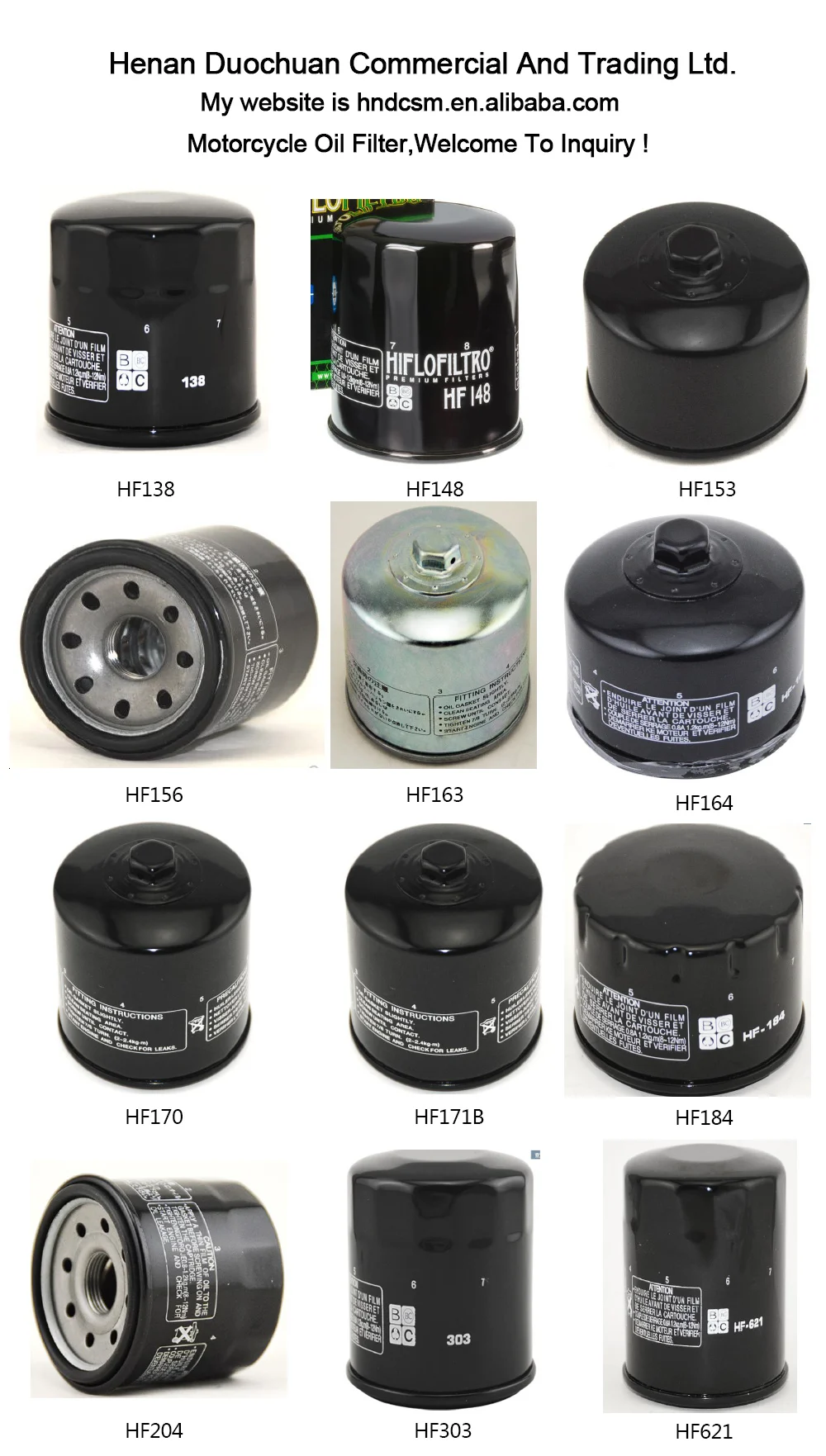 motorcycle oil fitler