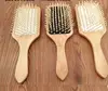 Head hair wood massage comb