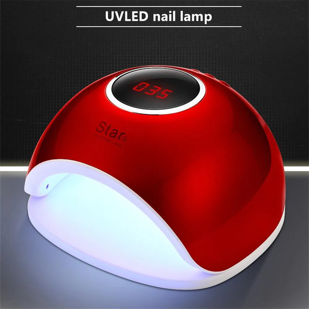 

UV nail dryer led nail dryer For Nails Dryer Sun Light Lamp For Manicure 72W Smart LCD Display For All Gel