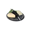 Natural Stone Slate Tableware engraved black slate stone plates for food
