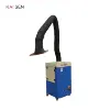 Air clear /dust percolator for welding processing