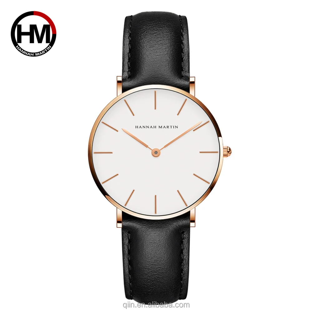 

CB36 Hannah Martin Cheap Wholesale 36MM Leather Band Small Dial Women Watch