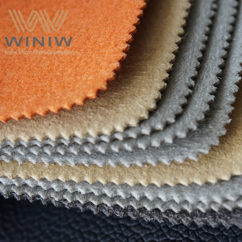 Highest Quality Eco-friendly PU Microfiber Leatherette Fabric for Sofa Upholstery