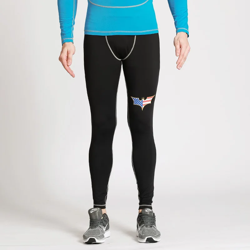 Mens Gym Clothing Sport Compression Leggings Sportswear Pants