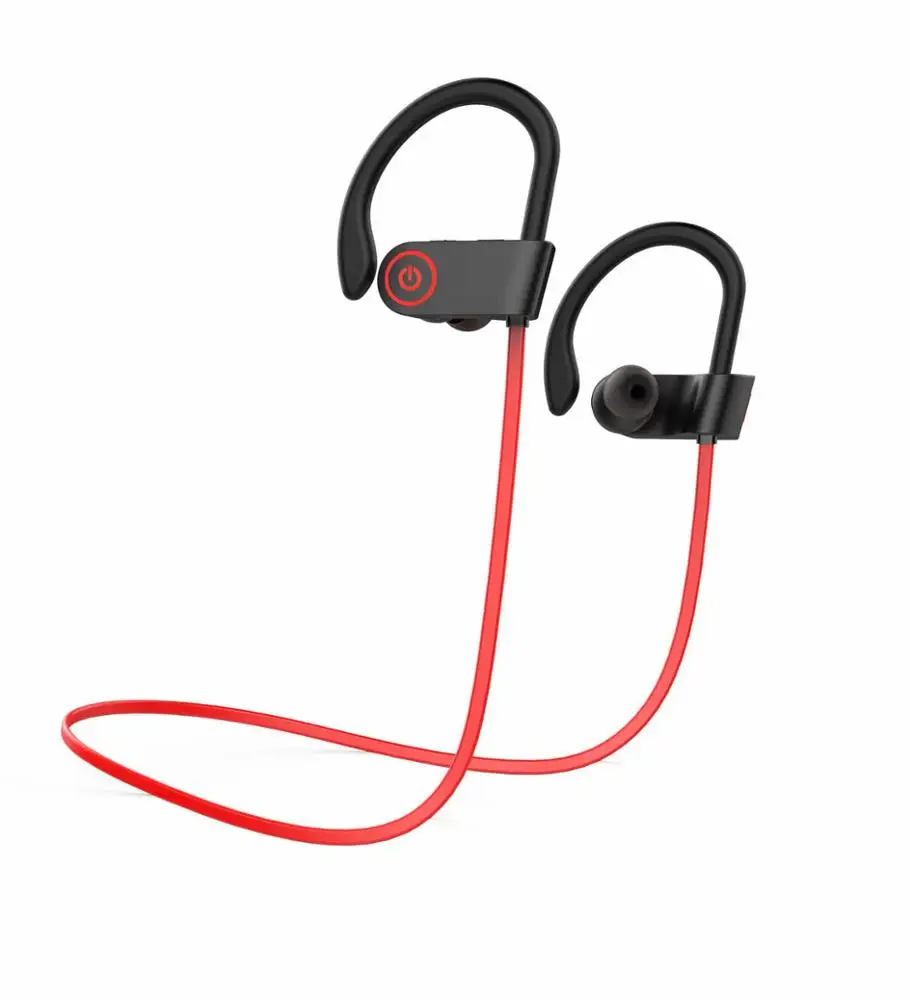 

Running Sport V4.1 bass Bluetooth Earphone D20 QY7 U8 Wireless Stereo Earhook earphones With Mic from Shenzhen factory, Green;orange;gray;blue;black;red;white