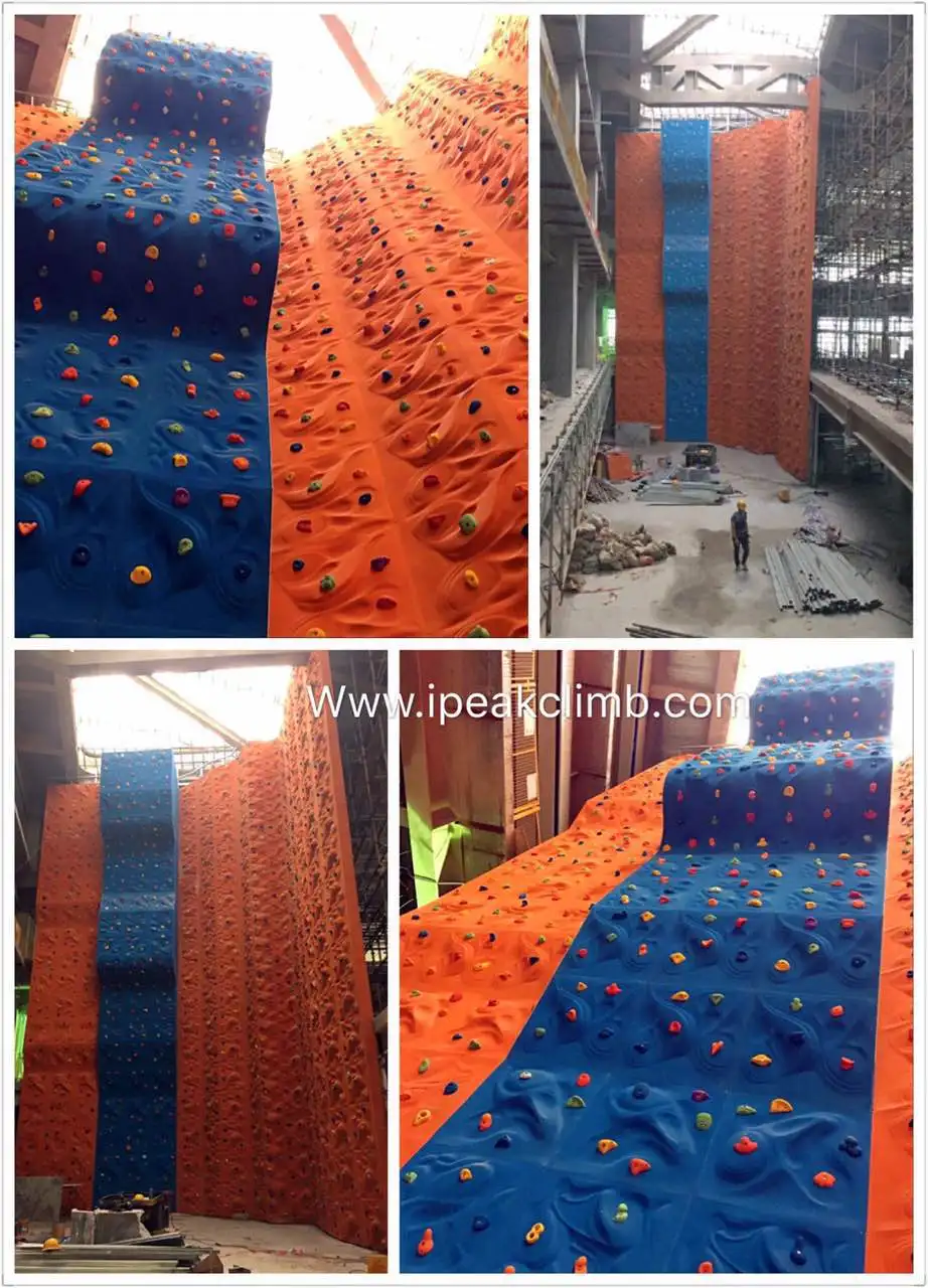 On Promotion! 2021 Newest Project!17m Indoor Rock Climbing Wall For The